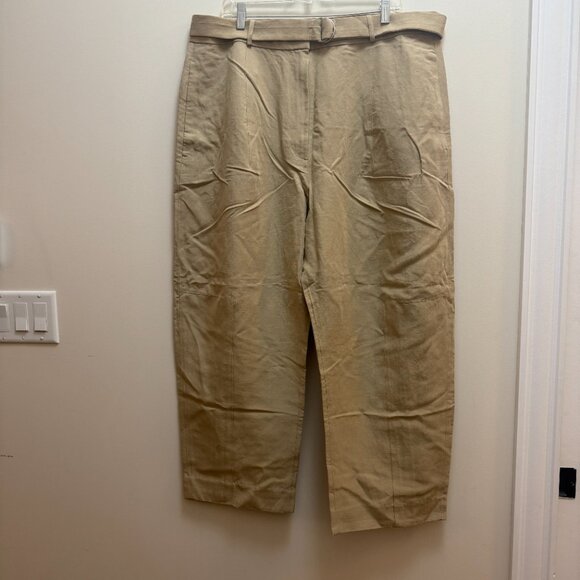 Banana Republic High-Rise Barrel Tencel™-Linen Pant Size 18 - Picture 7 of 15